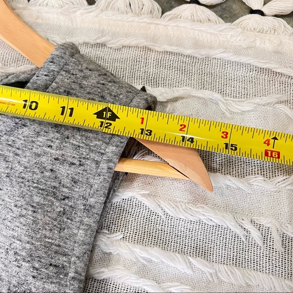 Women's J. Crew Gray Sleeveless Thick Knit Velvet Belted A Line Midi Dress Sz 6 - Picture 10 of 13